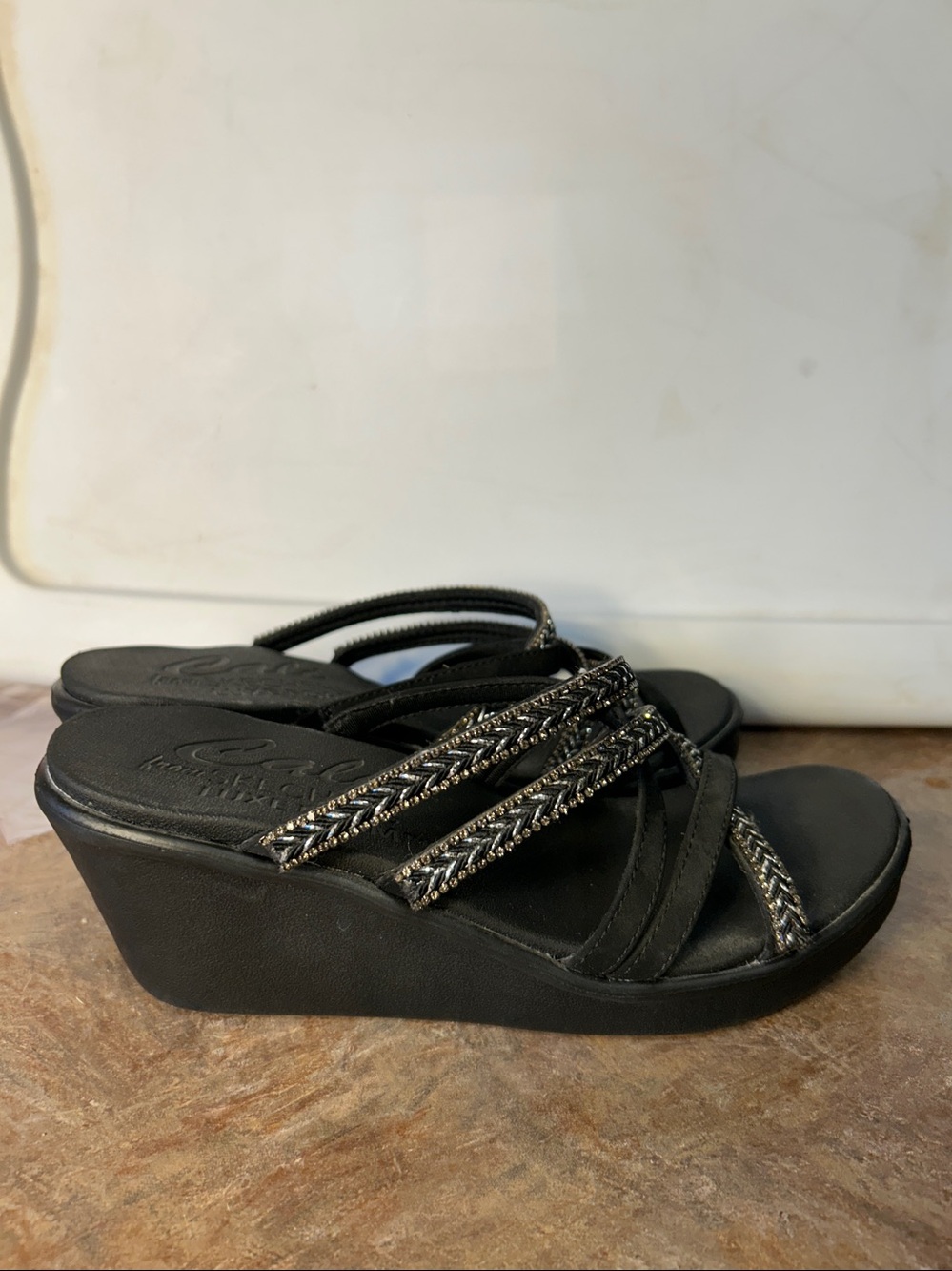 NWT Skechers Women's Cali Rumble On - Night Out Sandals. Sz 9 - Picture 4 of 16